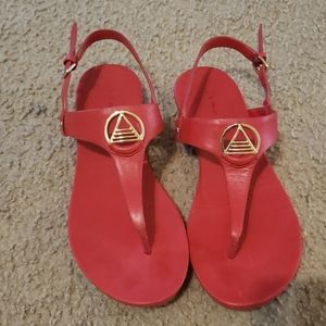 🔥 Red stylish sandals